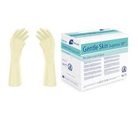 Meditrade Gentle Skin Superior OP Gants chirurgicaux en latex, sans poudre, stériles, jetables - EPI pour chirurgie et examen médical - Naturel - Taille 6-50 paires