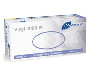 Meditrade Vinyl® 2000 PF gants d’examen 100 pièces