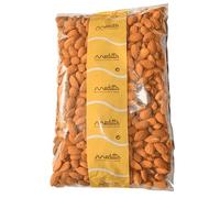 Meditts - Amandes Grillées 1 kg | Snack Croquant et Sain | Source de Protéines et Fibres | Sans Conservateurs | Idéal pour Régime Végétarien