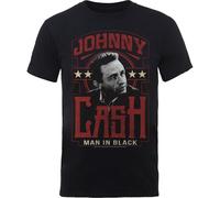 Johnny Cash - T-Shirt Unisex # Man in Black [Import]