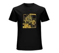 Medium Format Hasselblad Camerafilm Photography Shirt Camera Short Sleeve T-Shirt Black XXXL