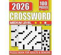 Medium Level Crossword Puzzle Book For Adults and Seniors: Boost Your Brainpower with Easy-to-Read, Fun-Filled Puzzles