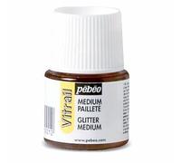 Pébéo Auxiliaires Vitrail 051001 1 flacon Medium Pailleté 45 ml Nacre
