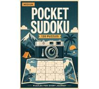 Medium Pocket Sudoku Puzzles: 120 Intermediate-level Sudokus for Adults, One Puzzle Per Page with Big Squares and Room for Notes, Travel Size Book with Answers