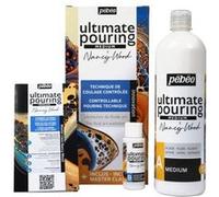 Pébéo - Ultimate Pouring Medium - Technique de Coulage et Lissage Contrôlée pour Peinture Acrylique - Medium A et Catalyseur B - Video Master Class - Idéal pour Fluid Art et Acrylique Pouring - 1L