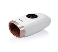 Medivon Appareil de massage manuel et poignet - Massage à air - Acupression - 6 programmes - 6 niveaux de massage - Fonction chauffage sans fil - Batterie intégrée