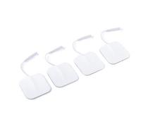 Medivon - Électrodes de Rechange Haute Qualité - Auto-Adhésives Connexion Snap pour Électrostimulation TENS EMS - 50x50 mm - 4 Pièces - Dispositif Médical Classe I Réutilisables et Confortables