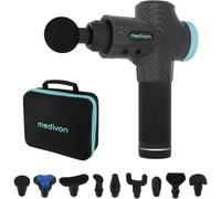 Medivon Pistolet massage musculaire Gun Active X MV-GUNACTIVEX Sans fil 30 vitesses 10 embouts 1 pcs
