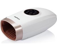 Medivon Appareil de massage des mains et des poignets Massage à l'air Acupressure 6 programmes 6 intensités de massage Fonction de chauffage sans fil Batterie intégrée - blanc