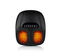 Medivon - Masseur Pieds Shiatsu Chauffant Triple Chaleur - Compression d'Air 3 Niveaux Vibration Réflexologie - 6 Modes Pétrissage Roulement Minuteur Intégré