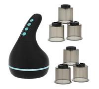 Medivon - Masseur Ventouse Électrique Chauffant Anti-Cellulite MV-ECLIPSE - 9 Niveaux Aspiration Thermothérapie 55°C - 6 Coupelles Corps Sans Fil pour Drainage Lymphatique et Raffermissement Peau