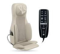 Medivon - Matelas Massage Shiatsu Chauffant Vibrant - 8 Têtes Rotatives Compression d'Air Chaleur Thérapeutique - Modèle MV-OLYMPIA - Pour Rééducation Récupération Sportive