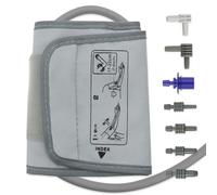 MEDLINKET Y003C1 Petit Brassard de Tension Artérielle 17-22 cm, Brassard Ajustable avec Anneau en D et Jeu d’Interfaces Universelles, Compatible avec Tensiomètres Omron pour Usage Domestique