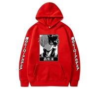 MEDM Anime Mon Héros Académia Sweat À Capuche Shoto Todoroki Pulls Sweatshirts Boku No Héros Académi Sweat-Shirt Tops-style4||XS