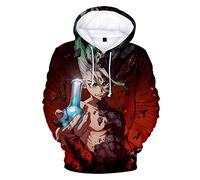 MEDM Dr Stone Hoodies Hommes/Femmes Sweatshirts Enfants Dr Stone Cap Uca Sujet Confortable Vêtements d'hiver-style1||XS