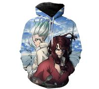 MEDM Dr Stone Hoodies Hommes/Femmes Sweatshirts Enfants Dr Stone Cap Uca Sujet Confortable Vêtements d'hiver-style7||XS