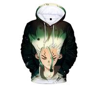 MEDM Dr Stone Hoodies Hommes/Femmes Sweatshirts Enfants Dr Stone Cap Uca Sujet Confortable Vêtements d'hiver-style8||XXL