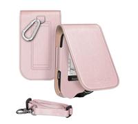 MEDMAX Étui de Protection pour Le Abbott Freestyle Libre 3/ Libre 2 / Libre, Étui en Cuir PU avec Cordon de Suspension Amovible, Coque de Transport Léger Case pour Diabétiques (Or Rose)