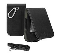 MEDMAX Étui de Protection pour Le Abbott Freestyle Libre 3/ Libre 2 / Libre, Étui en Cuir PU avec Cordon de Suspension Amovible, Coque de Transport Léger Case pour Diabétiques (Noir)