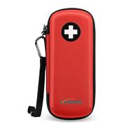MEDMAX Sac à Médicaments Vide - Trousse à Pharmacie Organisateur de médicaments Absorption des chocs Coque Portable pour 2 EpiPen, Auvi Q, Spray Nasal, allergie Meds, L'asthme Inhaler