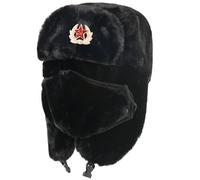 Mednkoku Chapeaux Russes pour Hommes Chapeaux Thermiques pour Hommes avec volet d'oreille et Masque de Vent épuisable Houstable Chapeau de Trappeur d'hiver pour Les activités Plein air, Hiver pour