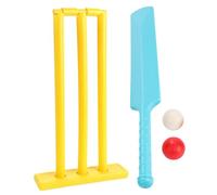 Mednkoku Cricket Set Kids PP BPA-Free Cricket Bat Set Parent Child Game avec des souches et 2 balles Kit for Garden, Beach, Home Play Random Couleur, Bat