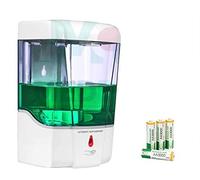 MedPlus Distributeur automatique de savon mural distributeur savon gel désinfectant main automatique sans contact capteur infrarouge étanche pour salle de bain cuisine et distributeur hôtel blanc