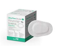 Medrull Ultra Pore Patch oculaire - Kit de 50 pièces - Pansements oculaires lavant pour yeux sensibles - Patch oculaire stérile auto-adhésif - Idéal pour Post-Opc Care - Produits médicinaux