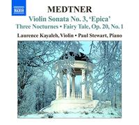 Medtner, N. - Oeuvres Pour Piano & Violon (Integrale) / Vol.1