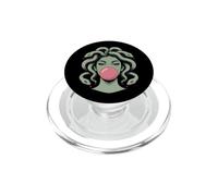 Medusa Bubblegum Serpent Cheveux Lady Grec Mythologie Déesse PopSockets PopGrip pour MagSafe