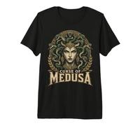 Medusa Greek Mythology Ancient Goddess Snake Legend T-Shirt Haut de Gamme