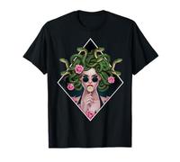 Medusa Hippie Psychedelic Snakes Greek Mythology Feminist T-Shirt