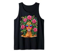 Medusa Lollipop Greek Mythology Goddess Roses Débardeur