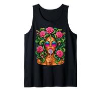 Medusa Lollipop Greek Mythology Goddess Roses Débardeur