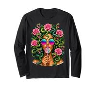 Medusa Lollipop Greek Mythology Goddess Roses Manche Longue