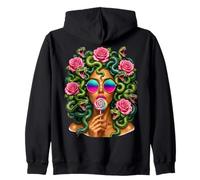 Medusa Lollipop Greek Mythology Goddess Roses Sweat à Capuche