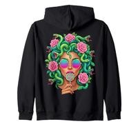 Medusa Lollipop Greek Mythology Goddess Roses Sweat à Capuche