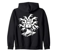 Medusa Mythologie Classique Serpents Graphique Sweat à Capuche