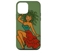 Medusa Pinup Gorgon Design Mythe rétro avec Touche ludique Coque pour iPhone 12 Mini