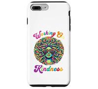 Medusa Working on Kindness Pun Sunglasses Greek Mythology Coque pour iPhone 7 Plus/8 Plus