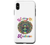 Medusa Working on Kindness Pun Sunglasses Greek Mythology Coque pour iPhone XS Max