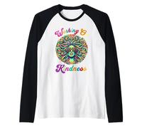 Medusa Working on Kindness Pun Sunglasses Greek Mythology Manche Raglan