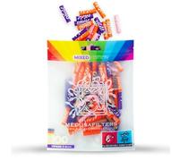 Medusafilters 100 filtres à charbon actif Ø 6 mm | Tip Size | MIXED Edition | avec des capuchons en fibres végétaliennes et du charbon actif pour moins de polluants