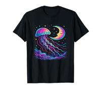 Méduse céleste - Océan Mystique Lune et Ciel étoilé T-Shirt