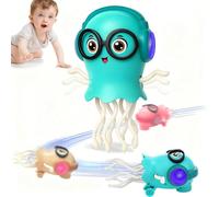 Méduse Dansante Bébé, Jouet interactif avec Musique et lumières, idéal pour Le Temps sur Le Ventre, garçons et Filles, Cadeau éducatif et Relaxant pour Le Bureau (C)