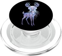 Méduse éthérée Hybride cerf | Animal de la forêt océanique surréaliste PopSockets PopGrip pour MagSafe