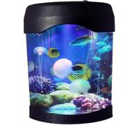 Méduse Fraîche Lampe à Lave Réservoir Aquarium Nuit Ambiance Lumière LED Lampe De Table Bureau à Domicile Chambre Décor, 23cm
