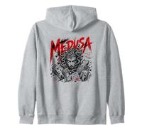 Méduse Grecque Antique Gorgone Mythe Dark Horror Sweat à Capuche