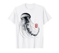 Méduse japonaise - Sérénité Kanji Zen Océan - Esthétique T-Shirt