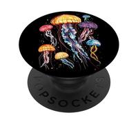 Méduse Jellyfish Méduse de Feu Guêpe de Mer Medusa Méduse PopSockets PopGrip Adhésif
